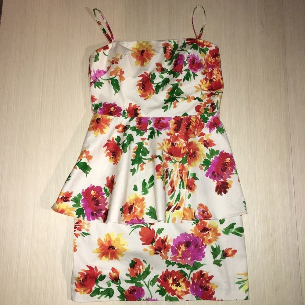 Betsey Johnson Floral Mini Dress Size 12